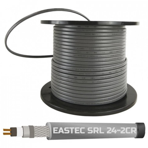 Греющий кабель c экранирующей оплеткой EASTEC SRL24-2CR