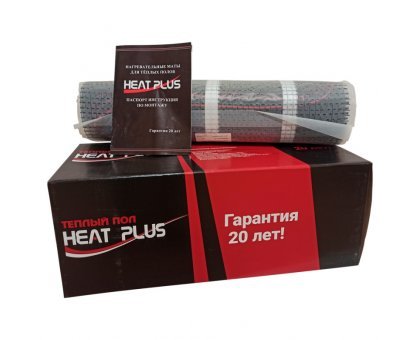 Теплый пол Нагревательный мат Heat Plus 15,0 кв.м