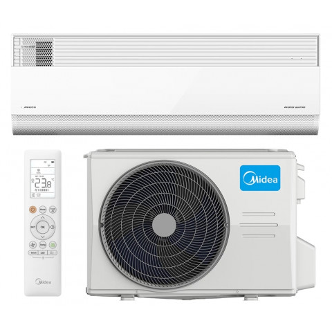Настенная инверторная сплит-система Midea серии Gaia MSCA1BU-09HRFN8/MOX230-09HFN8-Q/GAIA-D53