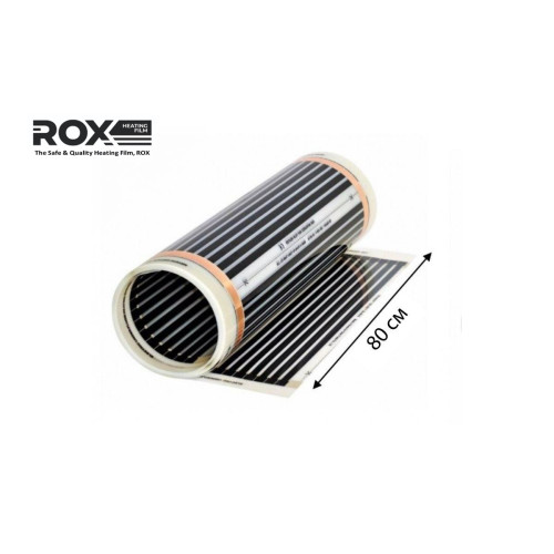 Инфракрасный теплый пол пленочный ROX ширина 80 см антиискровый полосатый