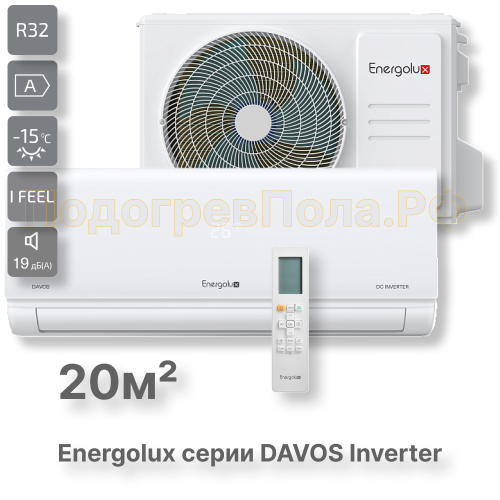 Инверторная сплит-система Energolux DAVOS SAS07R1-AI / SAU07R1-AI