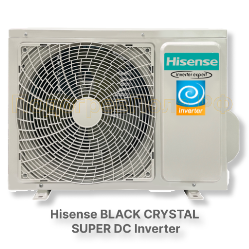 Кондиционер инверторный Hisense серии BLACK CRYSTAL SUPER DC Inverter Wi-Fi AS-13UW4RVETG01(B)