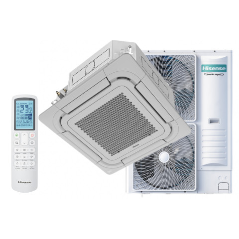 Кассетный инверторный кондиционер Hisense AUC-48UR4RKC8 | PE-QFA/CD | AUW-48U6RN8