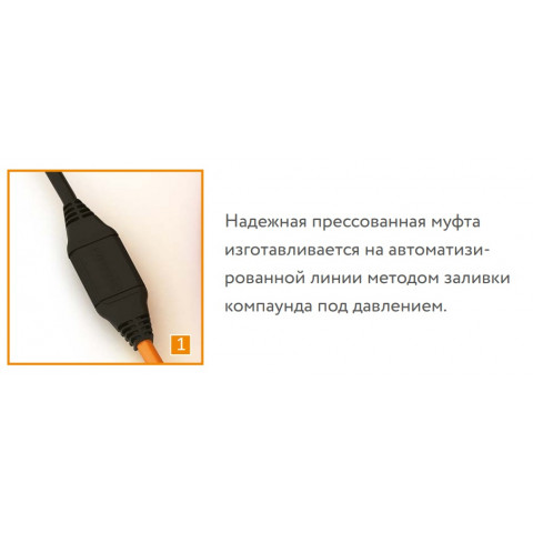 Нагревательный кабель для теплого пола "Теплолюкс" ProfiRoll 79,0 м - 1440 Вт