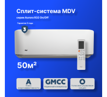 On/Off cплит-система MDV серия Aurora R32 MDSA-18HRN8 / MDOA-18HN8