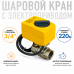 Neptun Bugatti Pro 220В 3/4 Шаровой кран с электроприводом