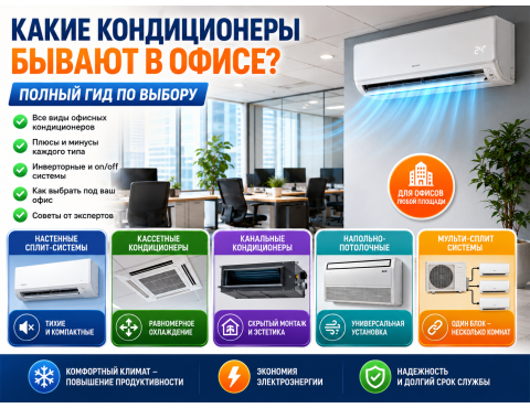 ❄️ Какие кондиционеры подходят для офиса