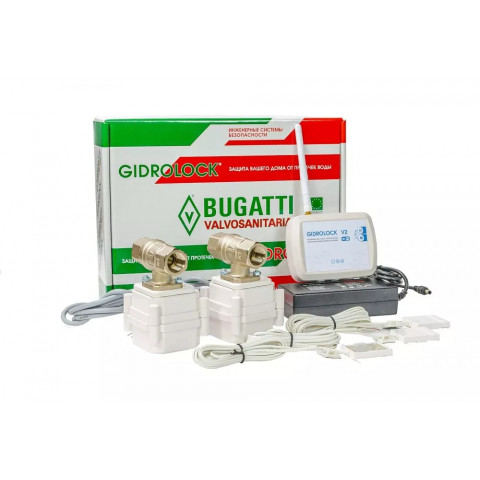 Комплект Gidrolock WI-FI BUGATTI 1/2 (36201021)
