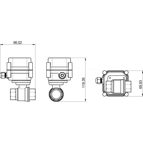 Комплект Gidrоlock Standard WI- FI BUGATTI 3/4 (32101022)