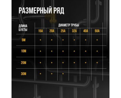 Труба гофрированная из нержавейки Stahlmann PT 15А, окрашенная